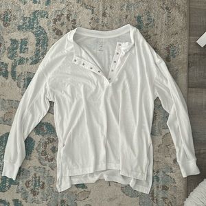 Z Supply active white longsleeve